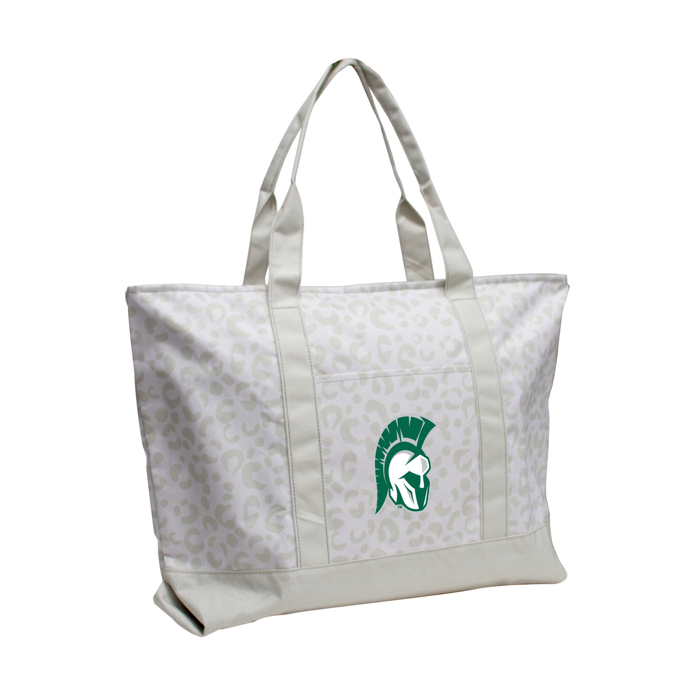 Illinois Wesleyan Leopard Pattern Tote