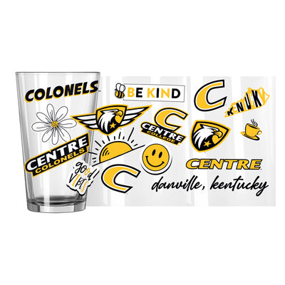 Centre College 16oz Native Pint Glass