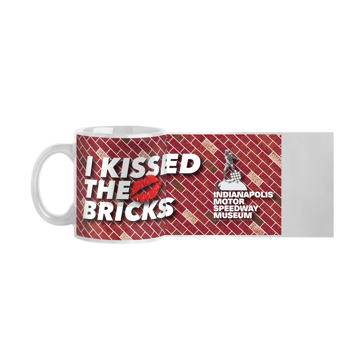 Indy Speedway 11oz Kiss the Bricks Sublimated Mug