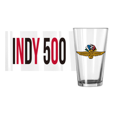Indy 500 Overtime 16oz Pint Glass