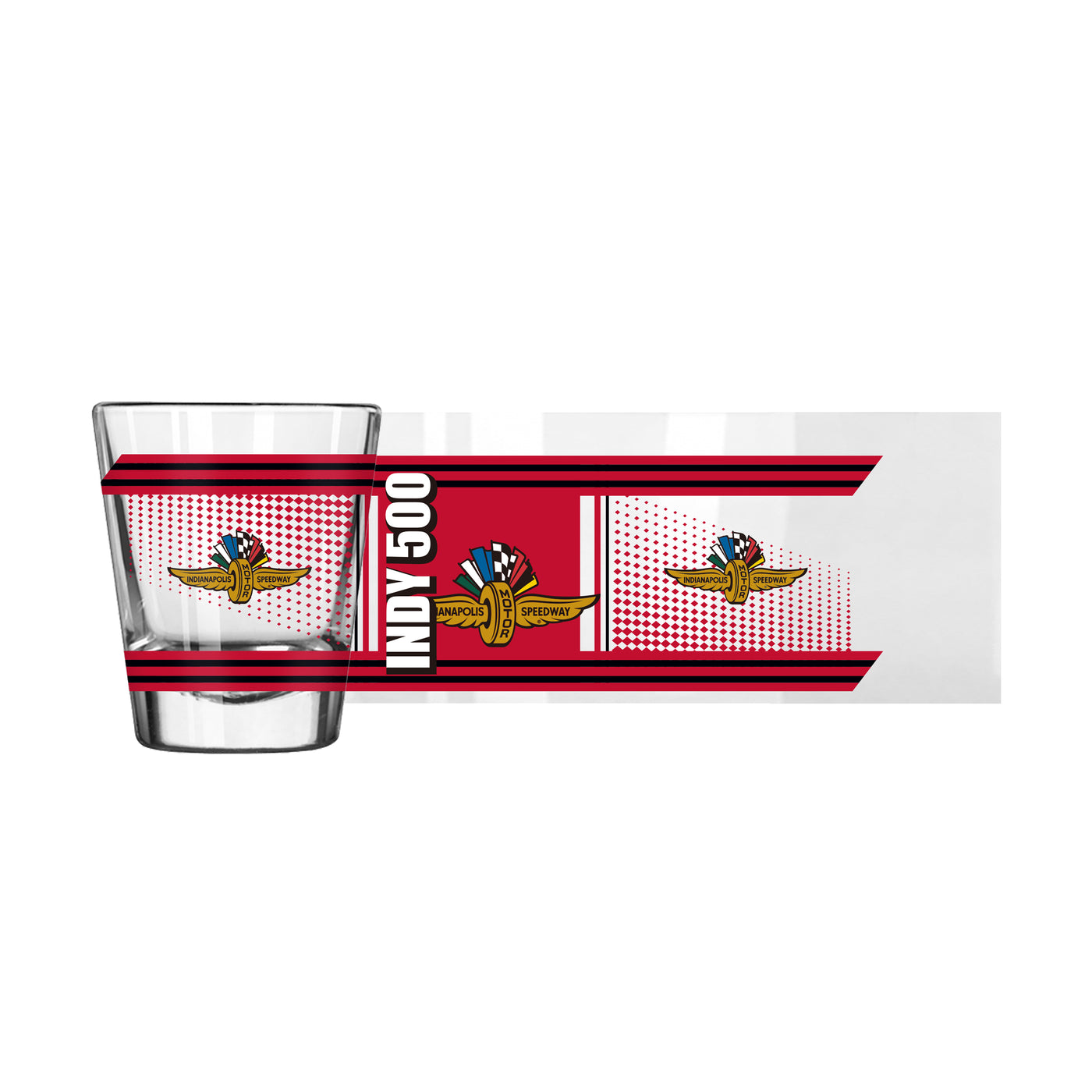 Indy 500 Hero 2oz Shot Glass