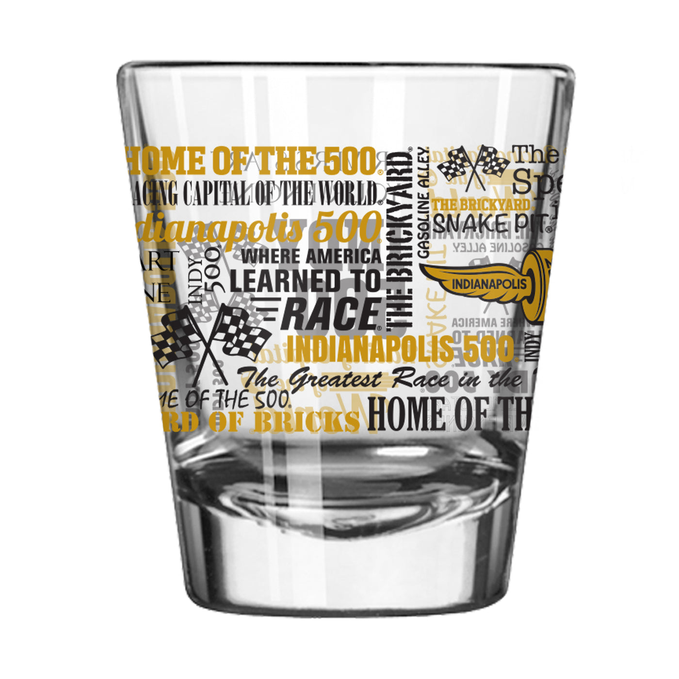 Indy Speedway 2oz Spirit Shot Glass