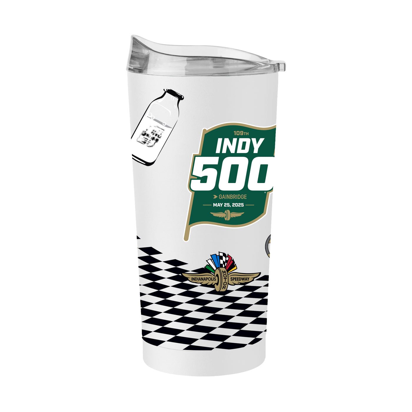 Indy Speedway 20oz Native Powder Coat Tumbler