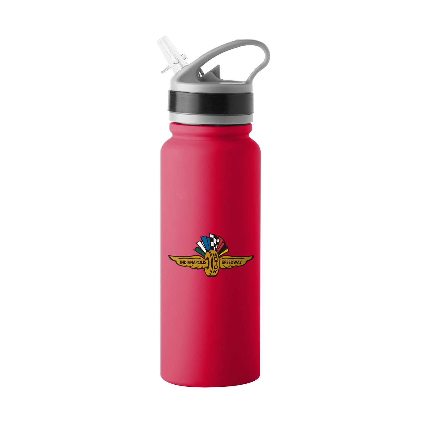 Indy 500 Logo 25oz Stainless Single Wall Flip Top Bottle