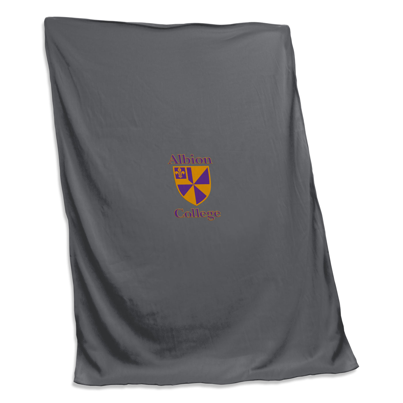Albion Charcoal Sweatshirt Blanket (Screened)