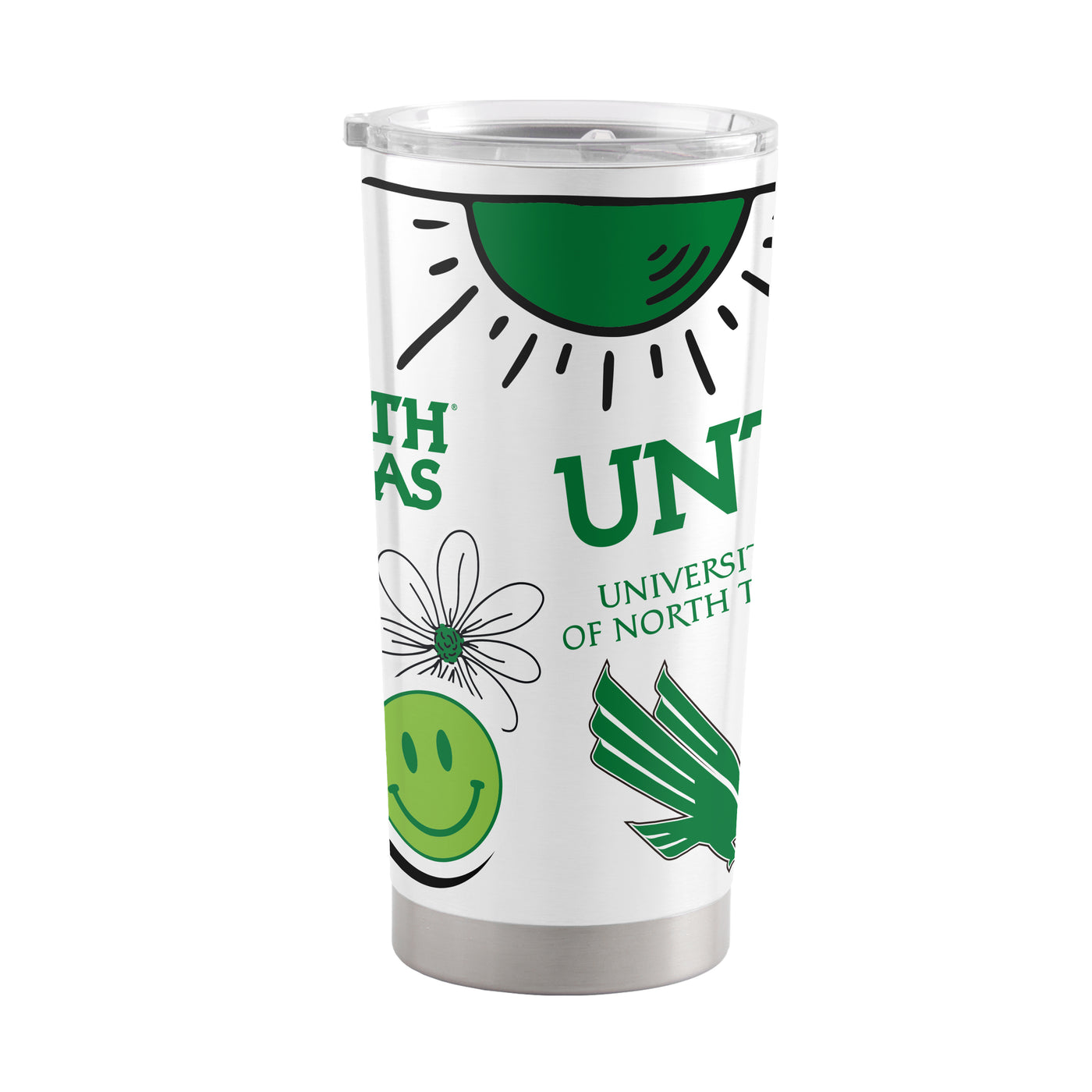 North Texas 20oz Native Stainless Tumbler