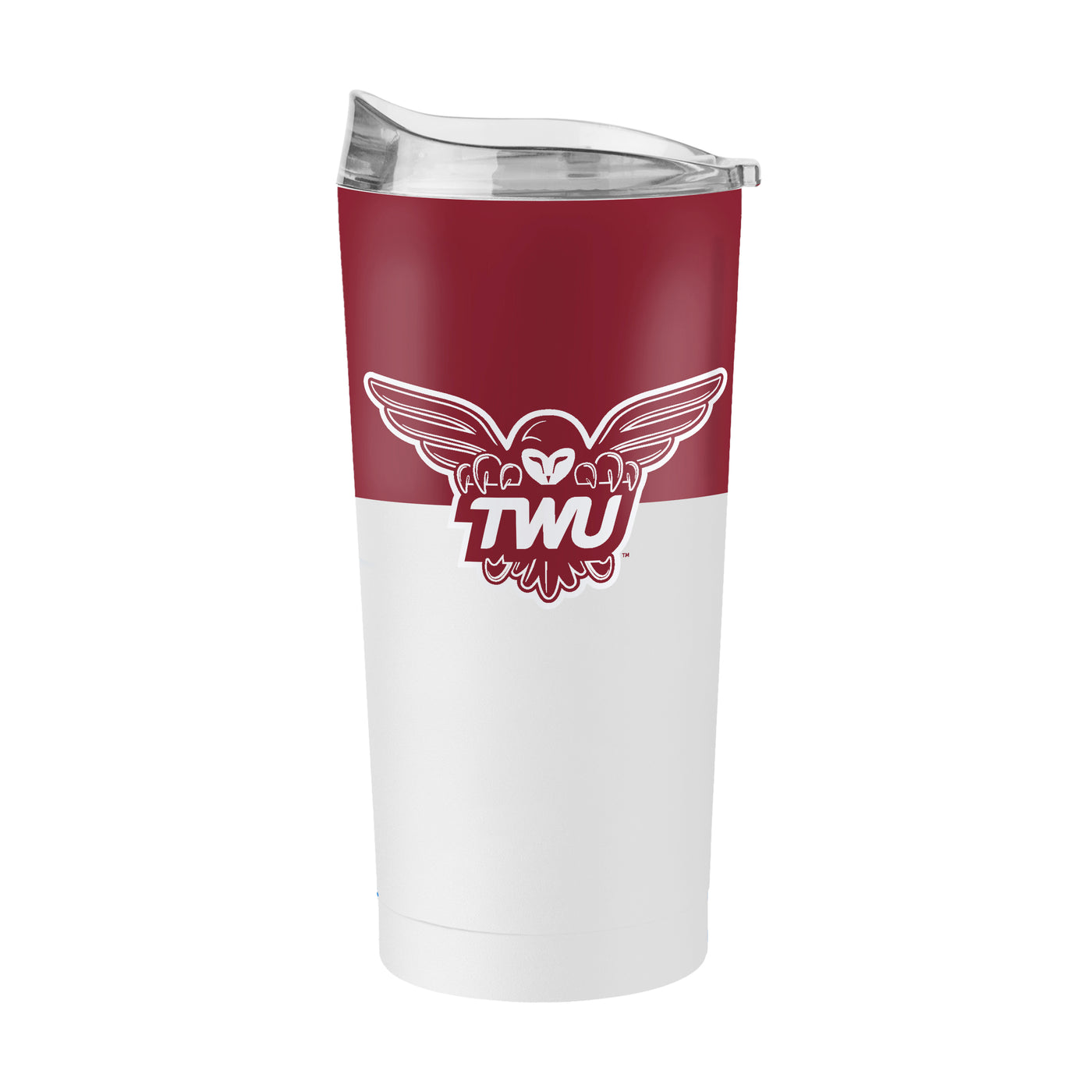Texas Womens University 20oz Colorblock Powder Coat Tumbler
