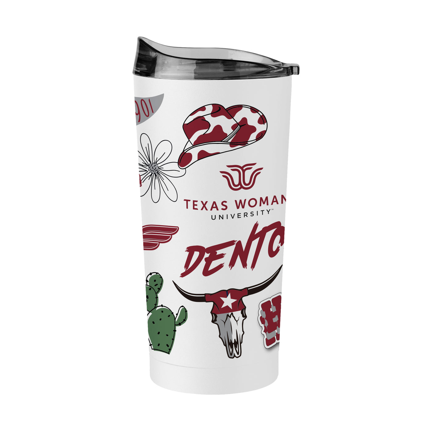 Texas Women's University 20oz Native Powder Coat Tumbler