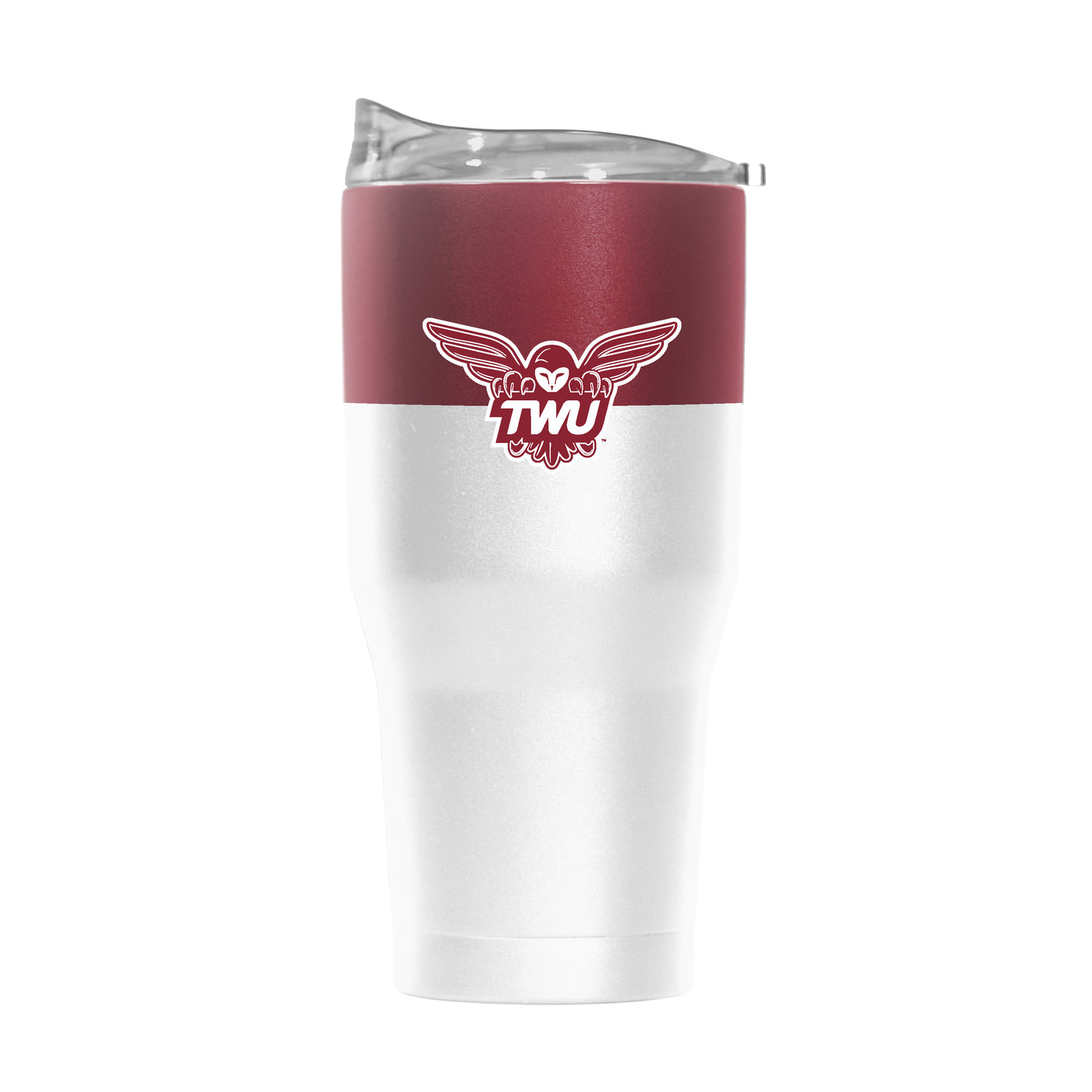 Texas Womens University 30oz Colorblock Powder Coat Tumbler