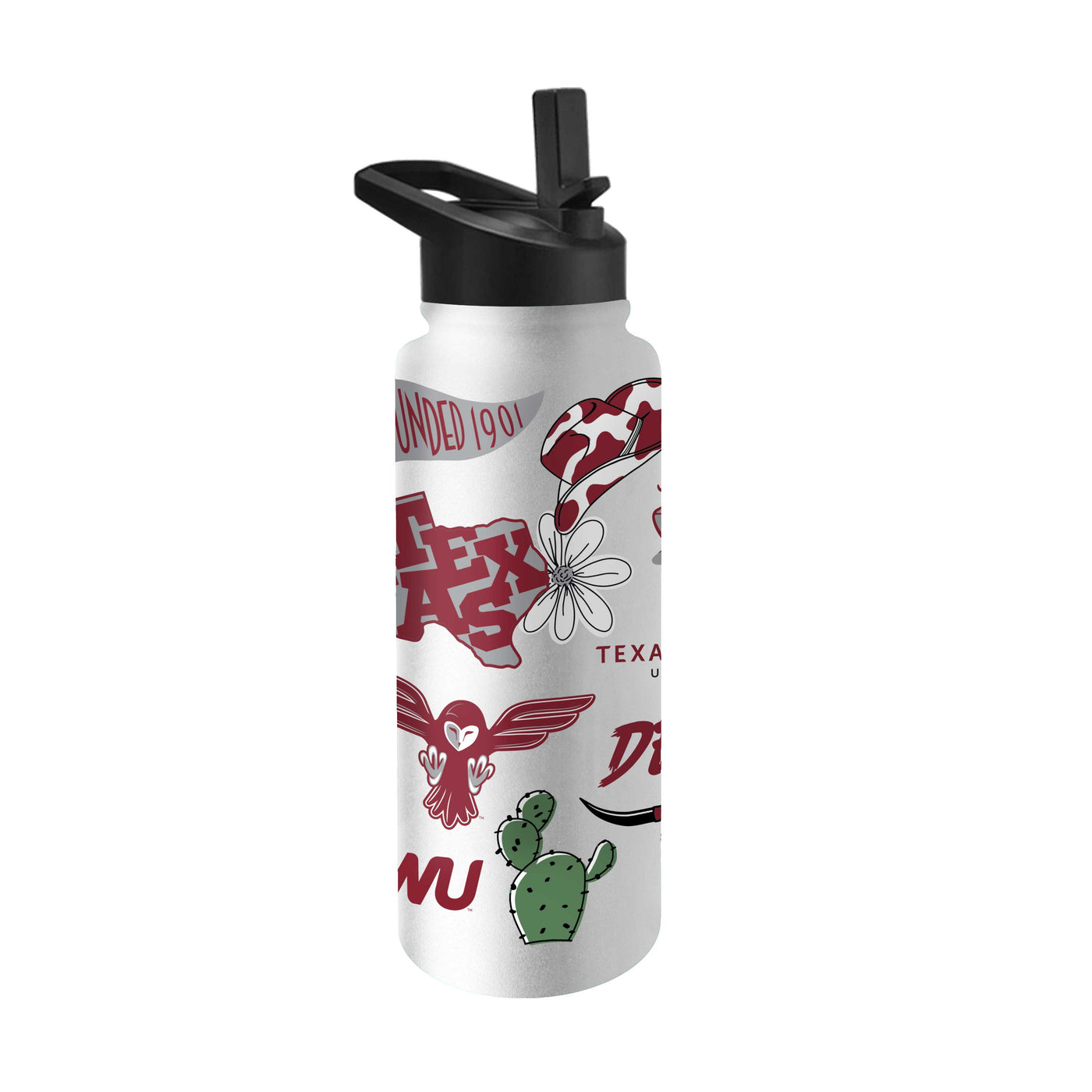 Texas Women's  University 34oz Native Quencher Bottle - Logo Brands