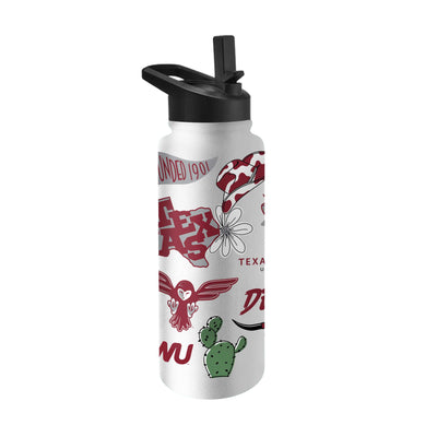 Texas Women's  University 34oz Native Quencher Bottle - Logo Brands