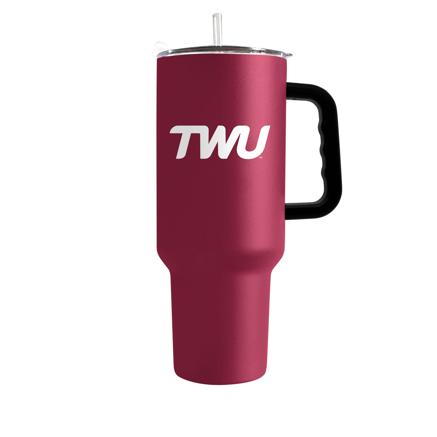 Texas Women's Univeristy 40oz Flipside Powder Coat Tumbler - Logo Brands