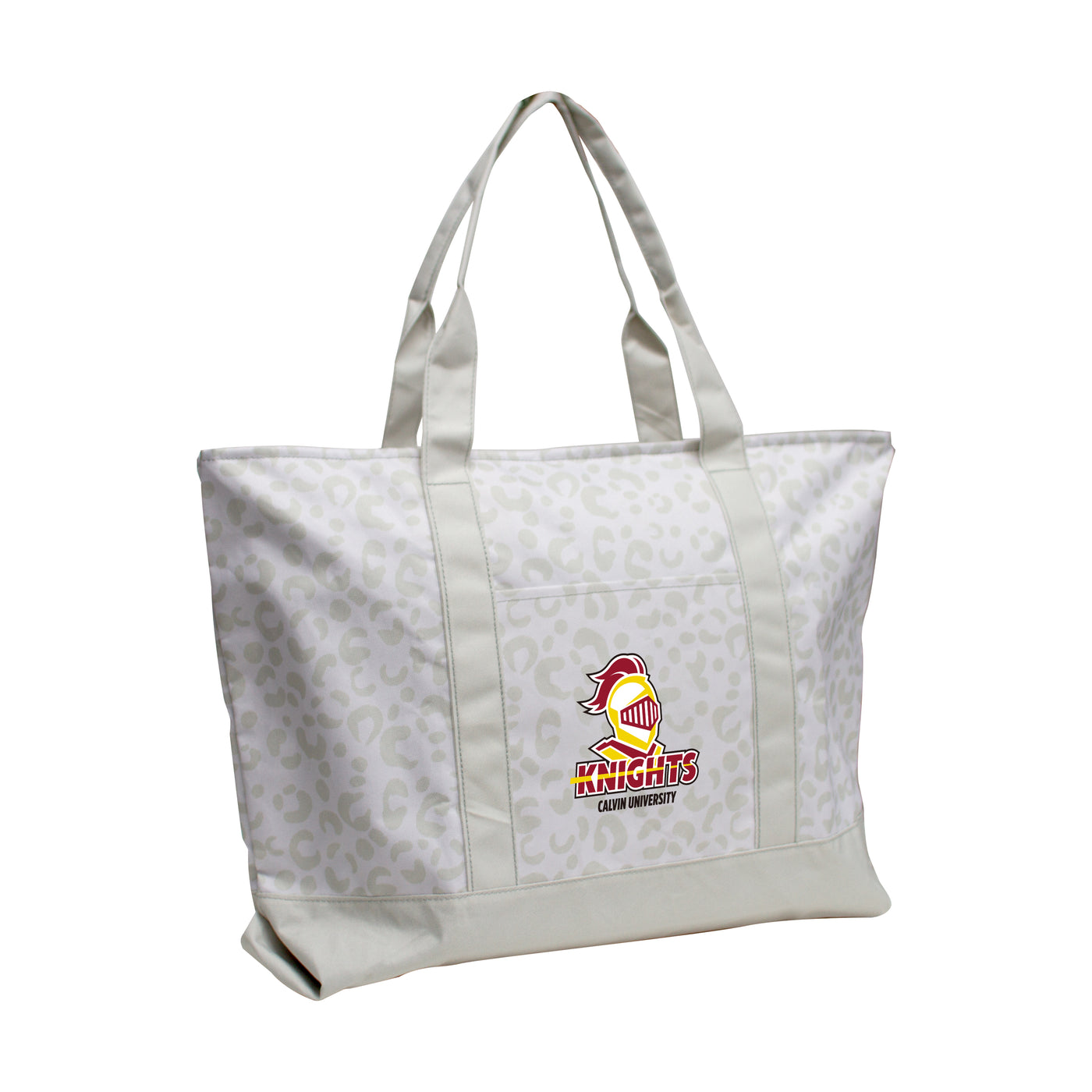 Calvin University Leopard Pattern Tote