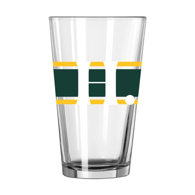 Humboldt State 16oz Stripe Pint Glass - Logo Brands