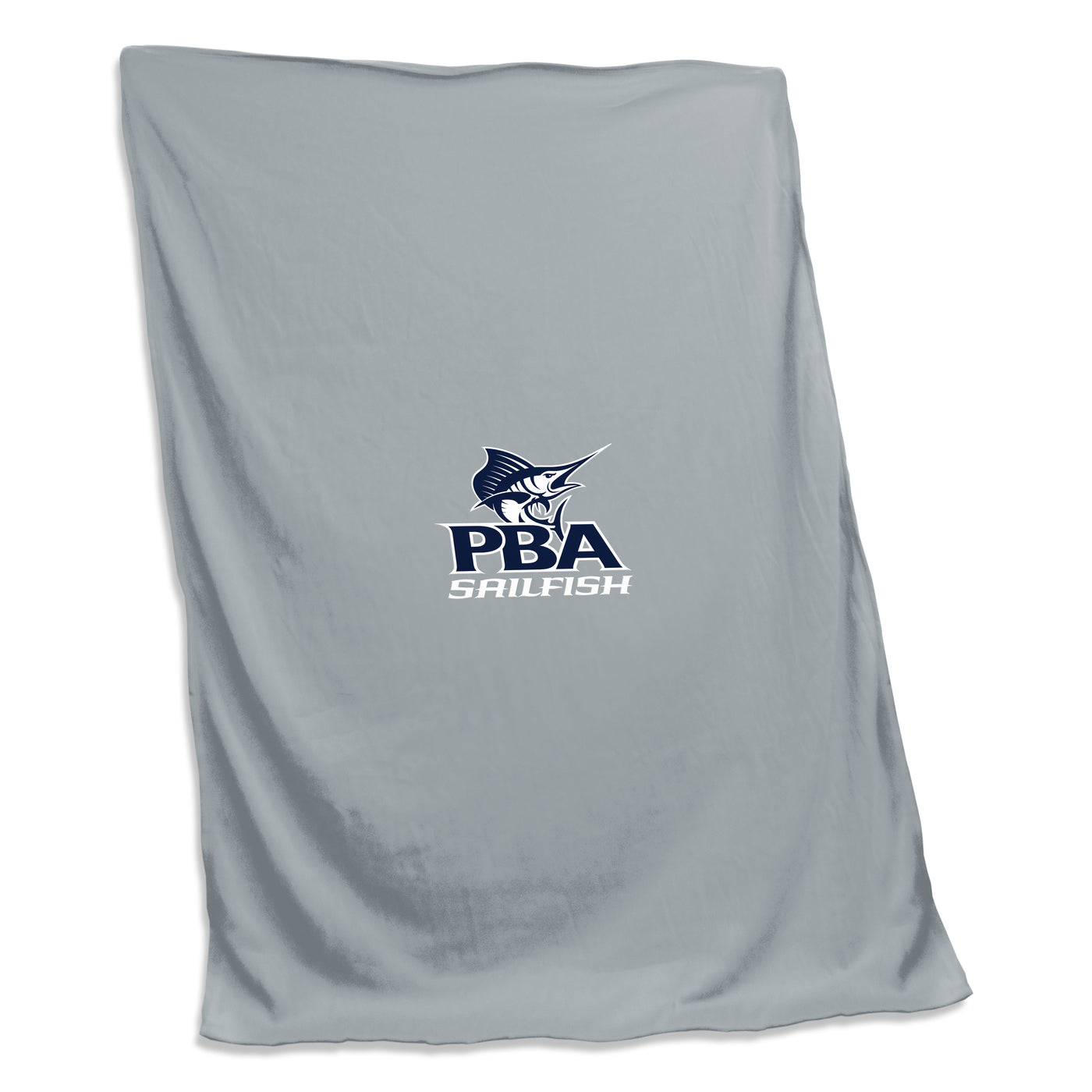 Palm Beach Atlantic U Gray Screened Sweatshirt Blanket