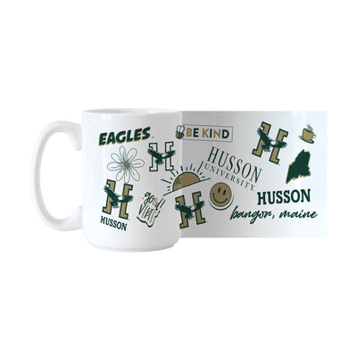 Husson University 15oz Native Sublimated Mug