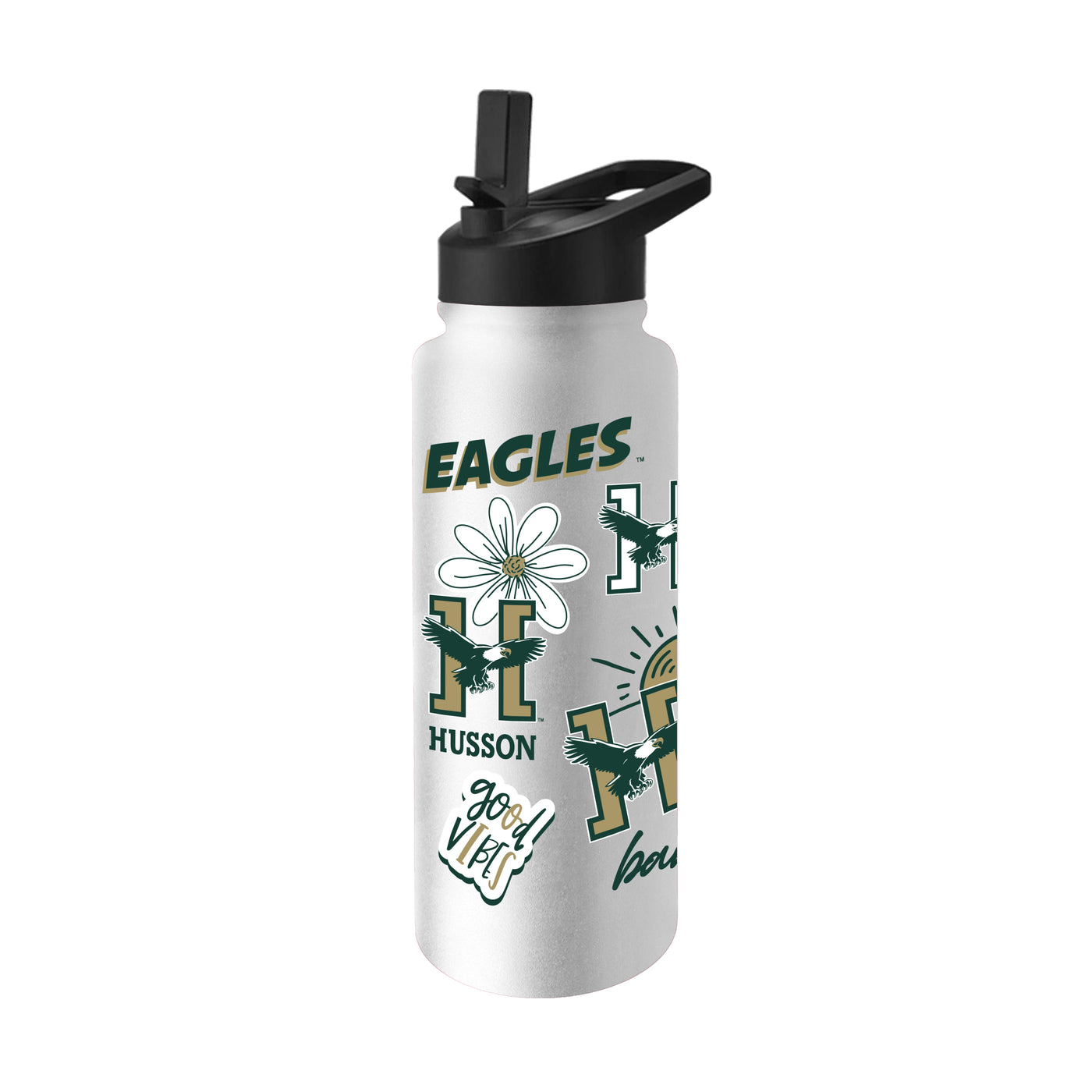 Husson University 34oz Native Quencher Bottle