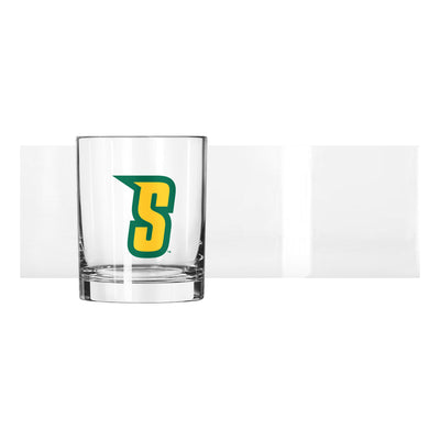 Siena College 14oz Logo Rocks Glass