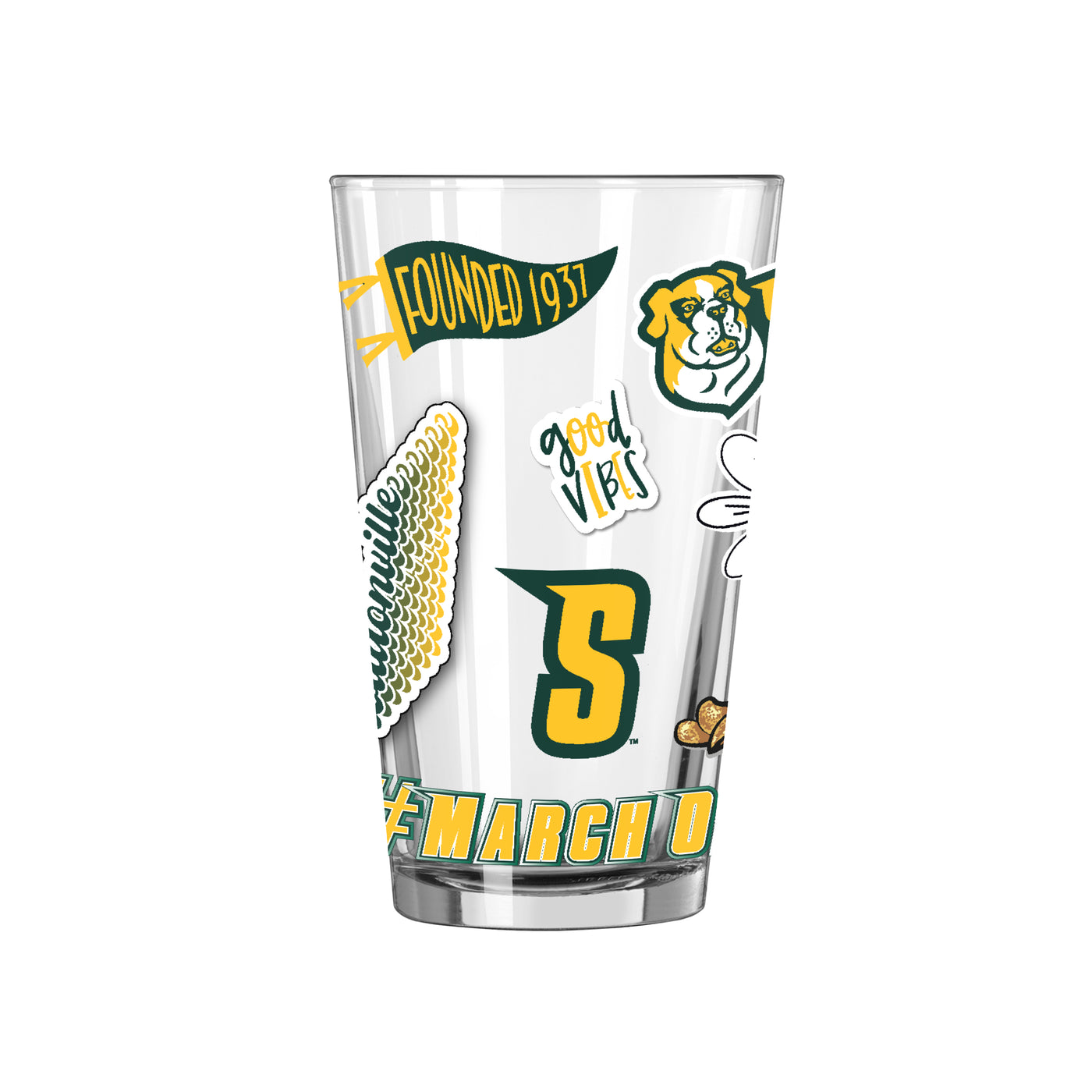 Siena College 16oz Native Pint Glass