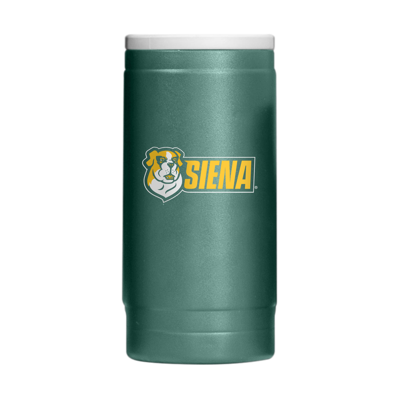 Siena College 12oz Logo Powdercoat SlimCan Coolie