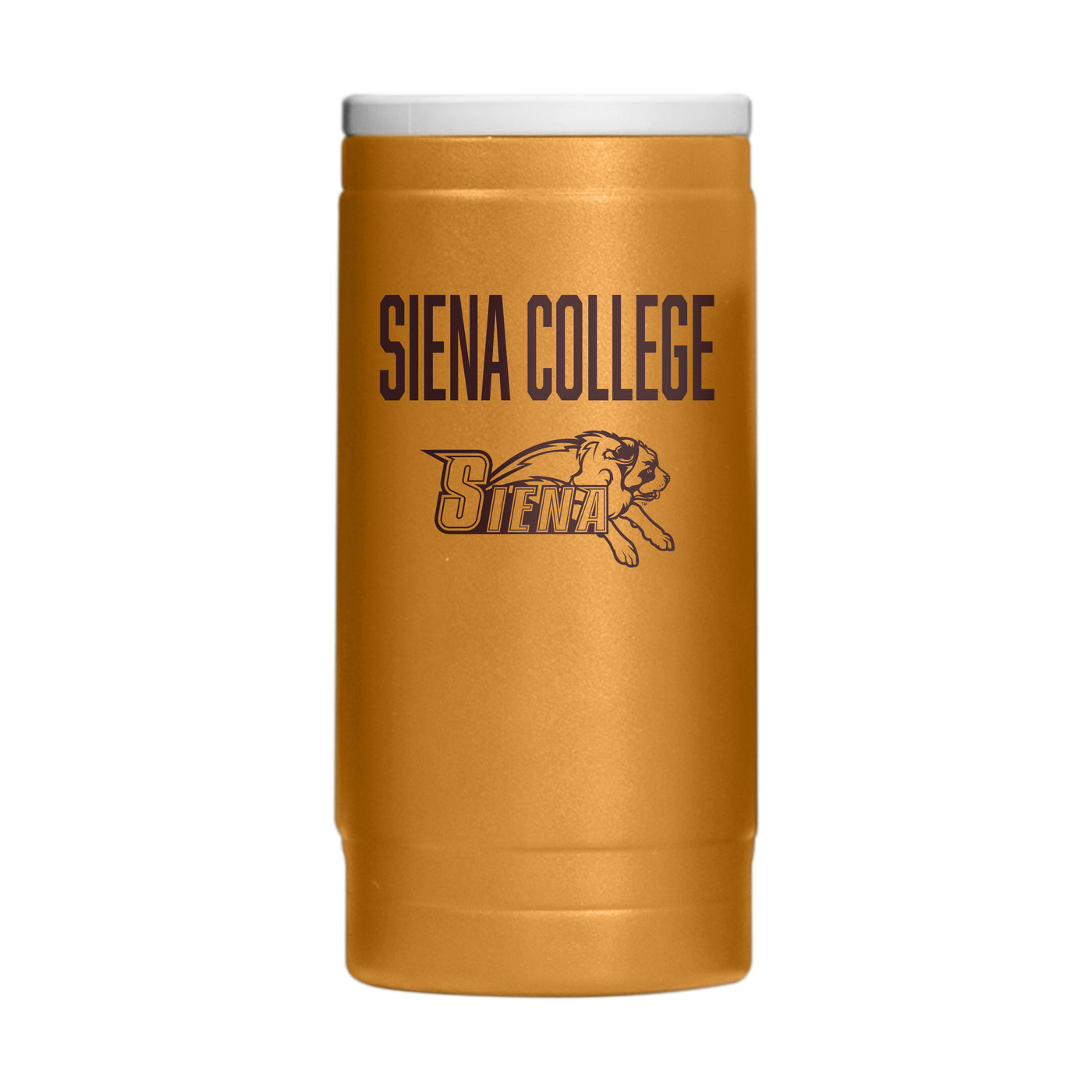 Siena College 12oz Oak Huddle Powdercoat SlimCan Coolie
