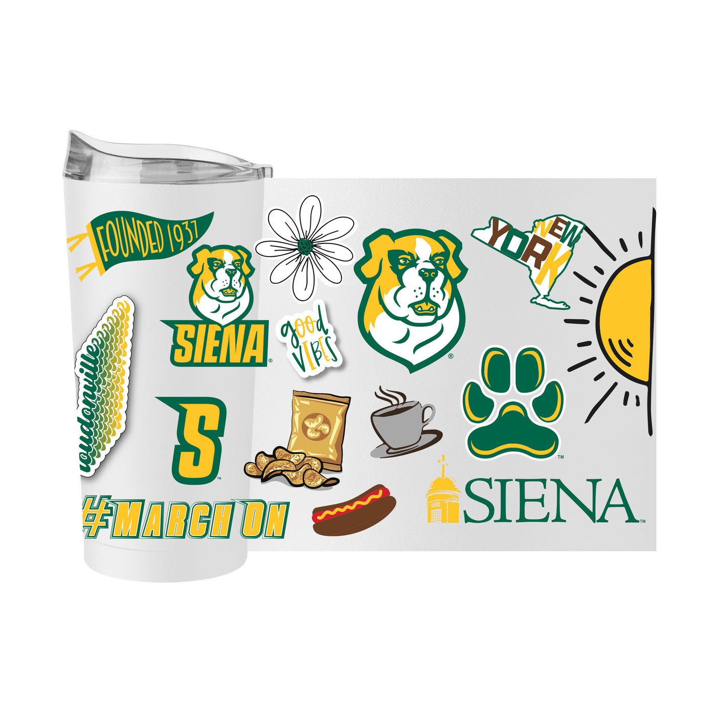 Siena College 20oz Native Powder Coat Tumbler