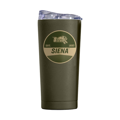 Siena College 20oz Olive Badge Powder Coat Tumbler