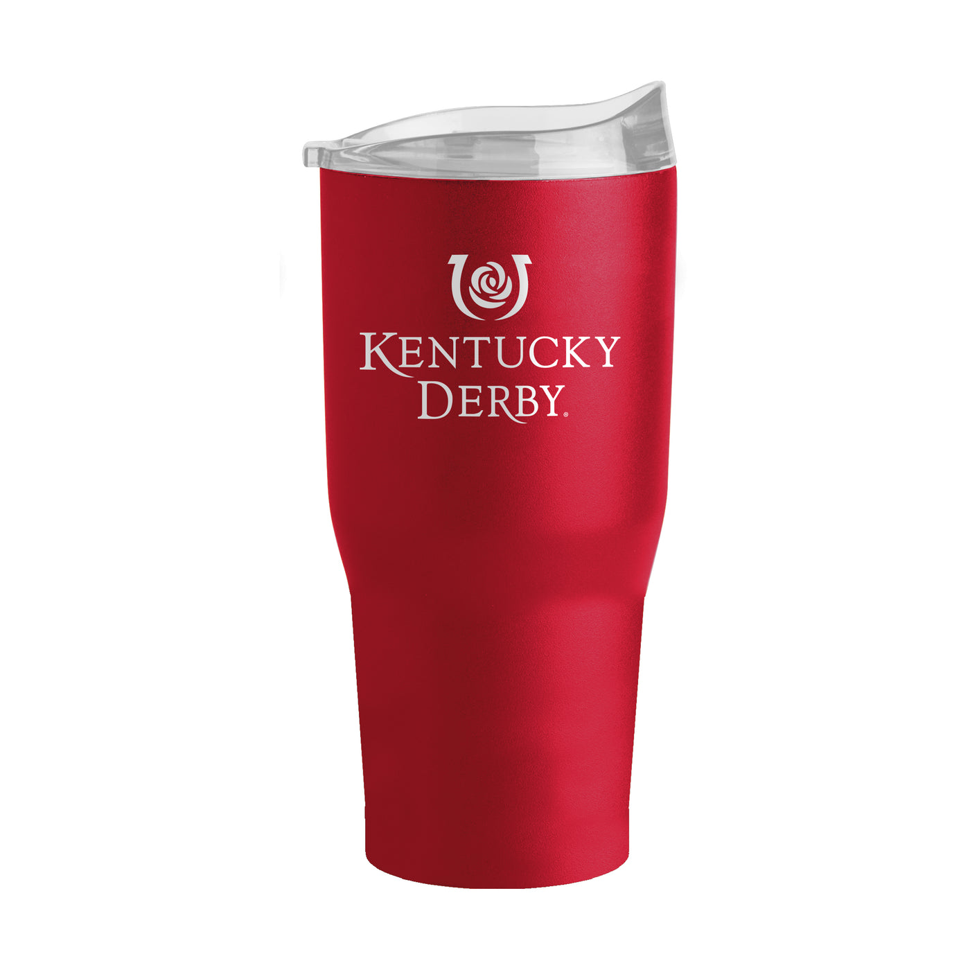 Kentucky Derby Red 30oz Powder Coat Tumbler