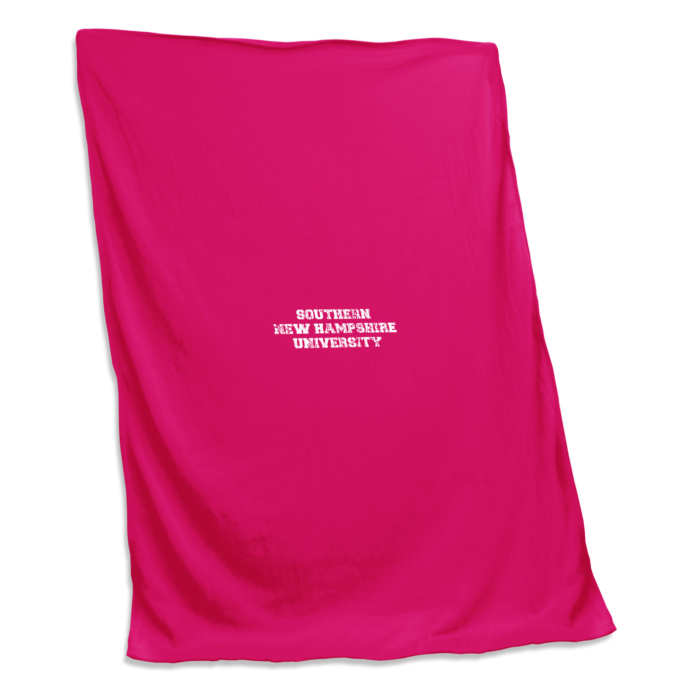 Southern New Hampshire U Pink Sweatshirt Blanket (Screened)