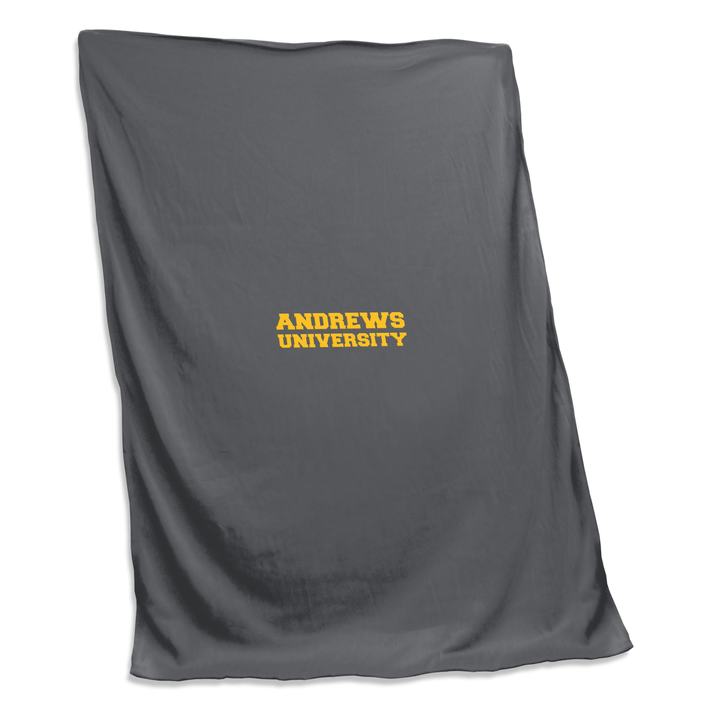 Andrews U Charcoal Sweatshirt Blanket (Screened)