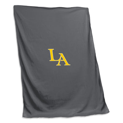 California State Los Angeles Charcoal Sweatshirt Blanket (Screened) - Logo Brands