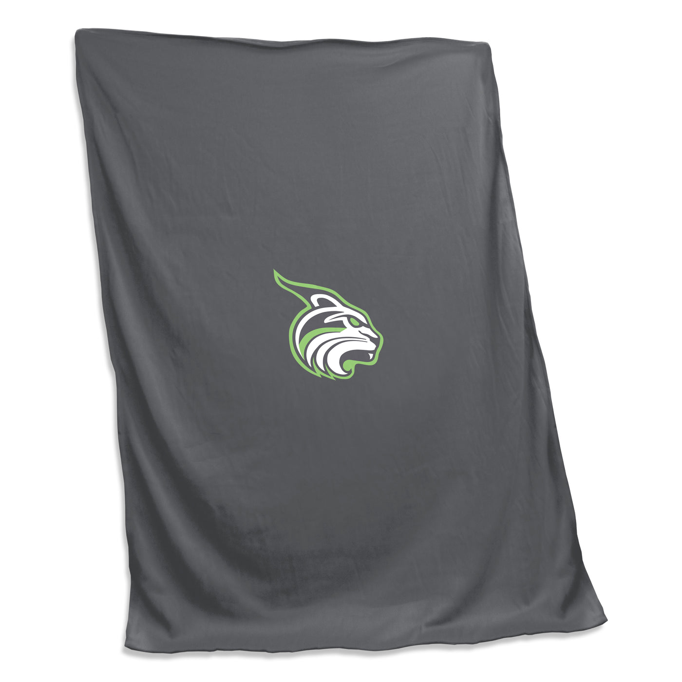 Lesley U Charcoal Sweatshirt Blanket (Screened)