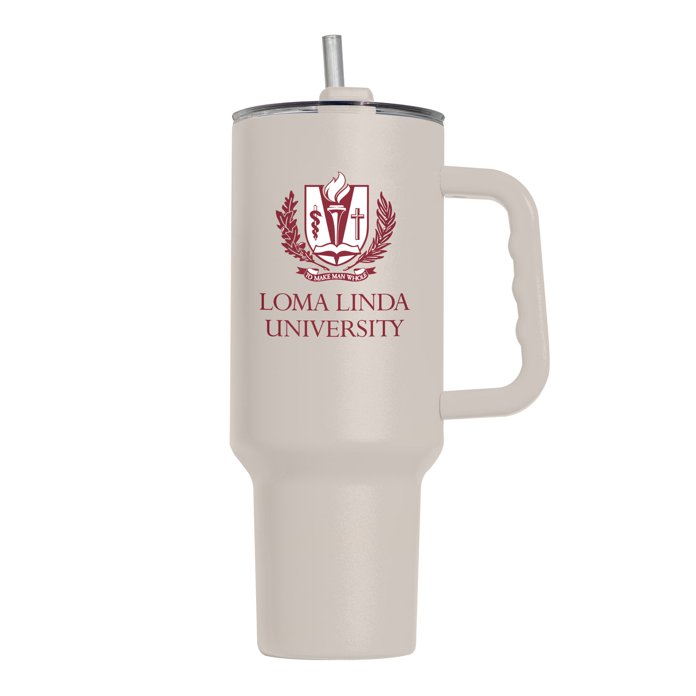 Loma Linda University 40oz Archway Powder Coat Tumbler
