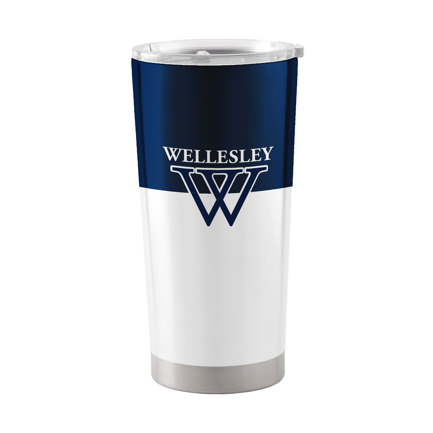 Wellesley College 20oz Colorblock Stainless Tumbler - Logo Brands