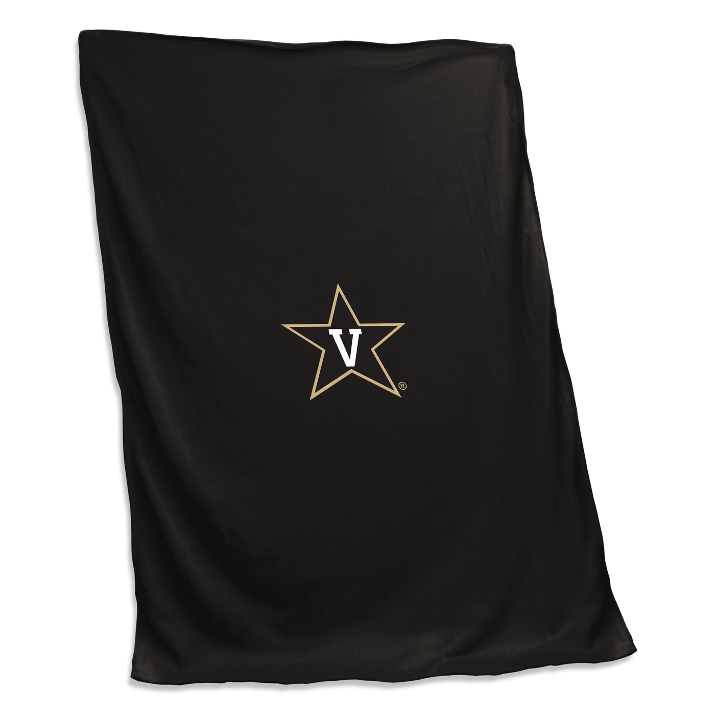Vanderbilt 2 Color logo Sweatshirt Blanket (Screened)