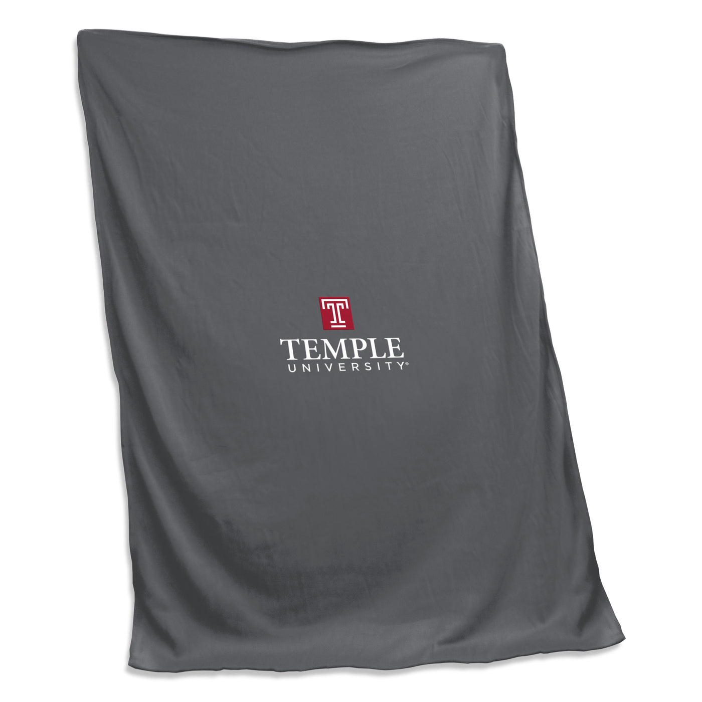 Temple Heatlh Services Charcoal Sweatshirt Blanket (Screened)