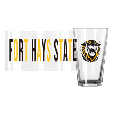 Fort Hays State 16oz Overtime Pint Glass