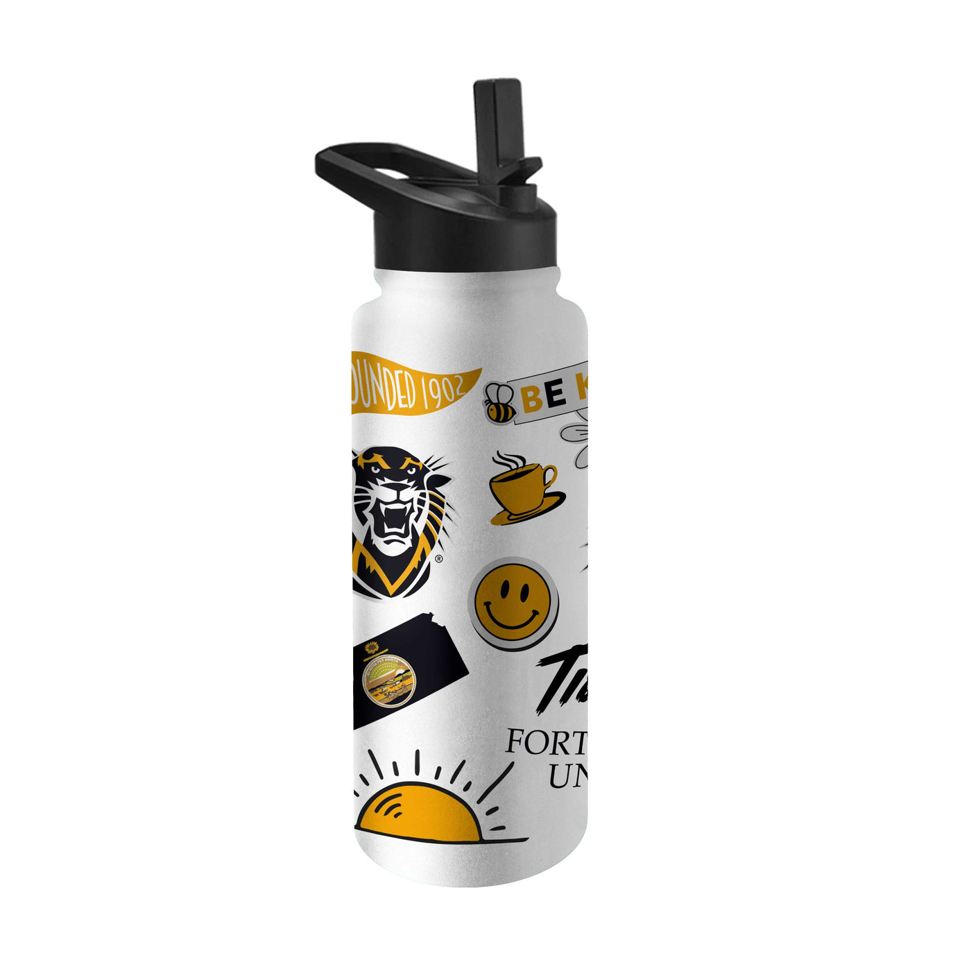 Fort Hays State 34oz Native Quencher Bottle