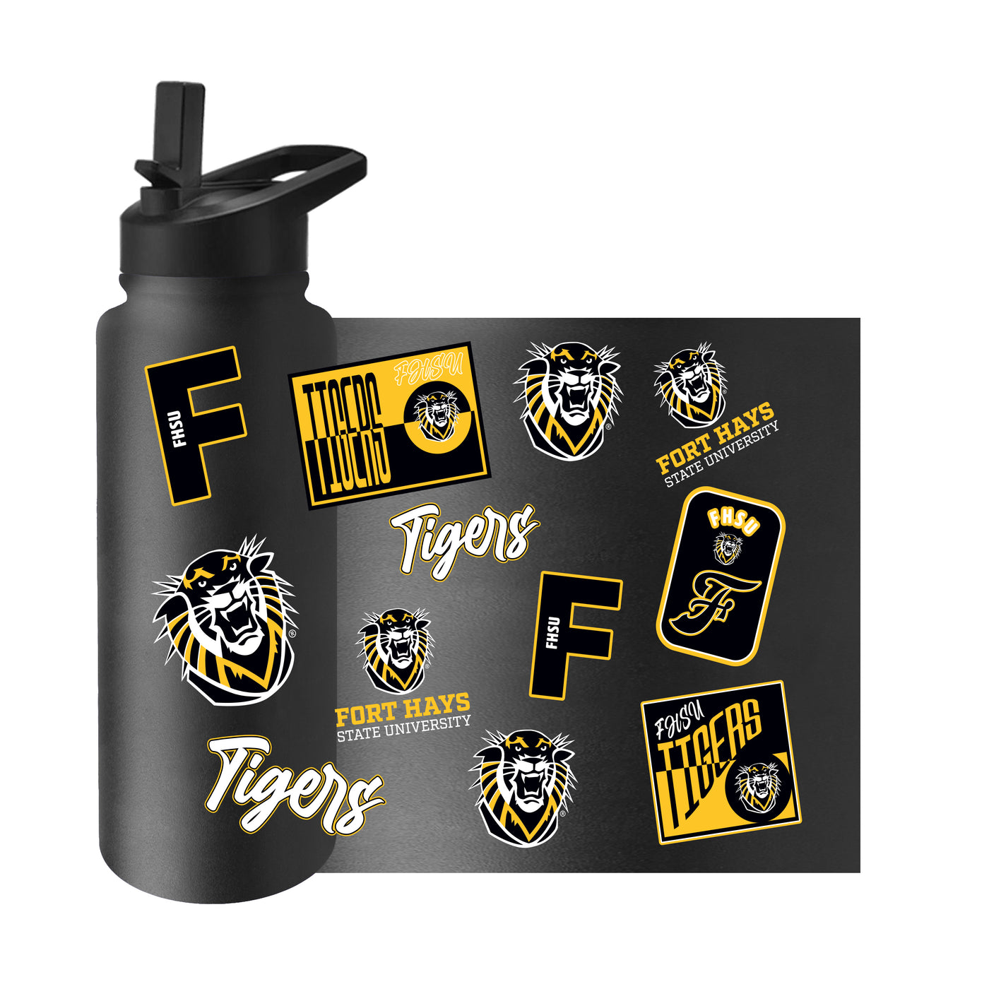 Fort Hays State 34oz Dreamweave Quencher Bottle