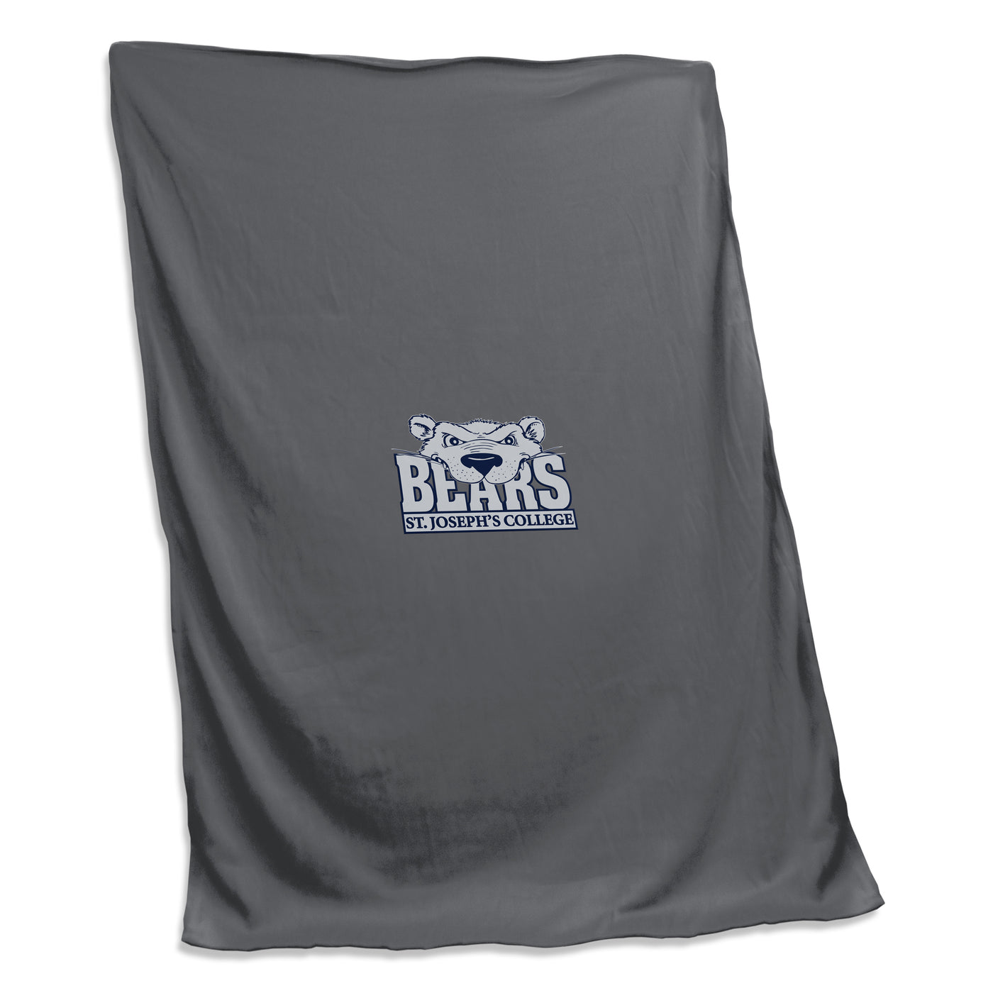 St Josephs College NY Charcoal Sweatshirt Blanket (Screened)