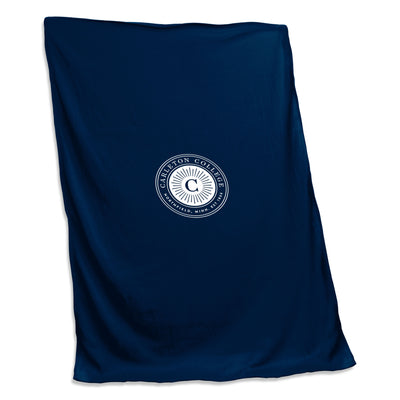 Carleton College Sweatshirt Blanket (Screened) - Logo Brands