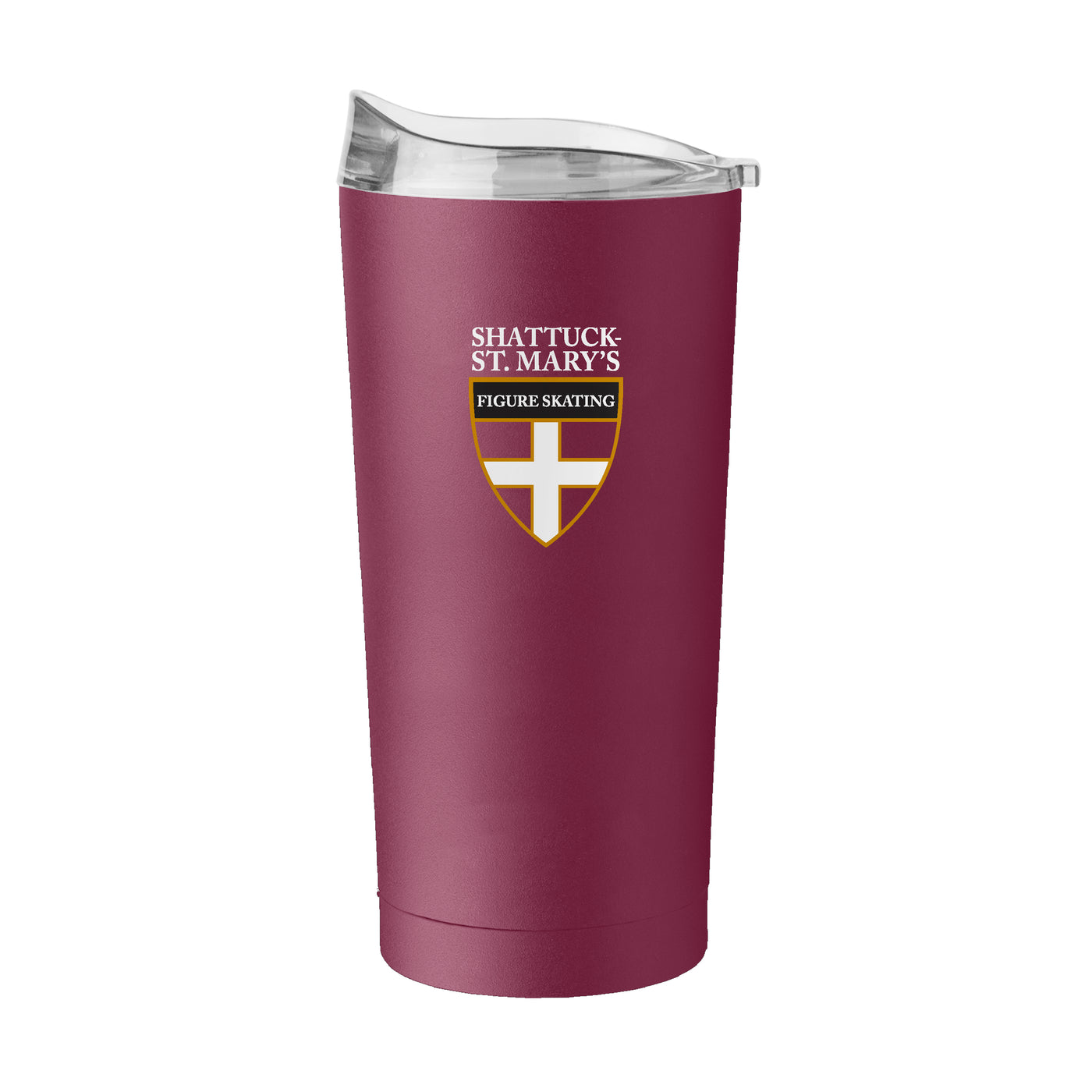 Shattuck St Marys Boarding School Figure Skating 20oz Powder Coat Tumbler