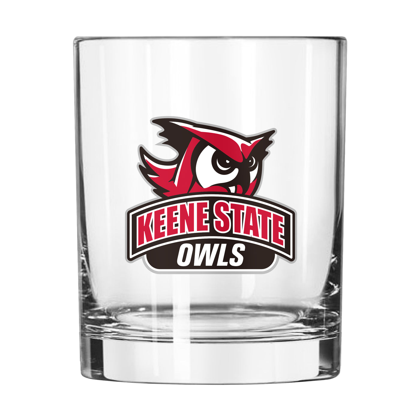 Keene State 14oz Logo Rocks Glass