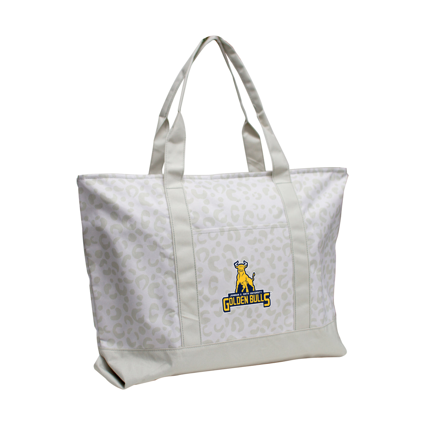 Johnson C Smith Leopard Pattern Tote