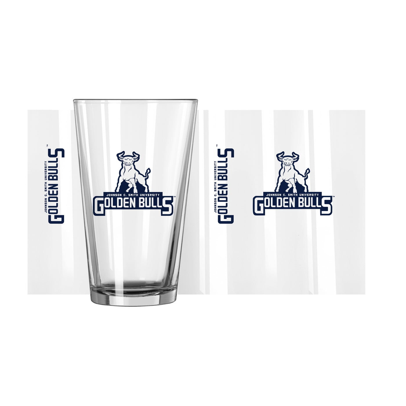 Johnson C Smith 16oz Gameday Pint Glass