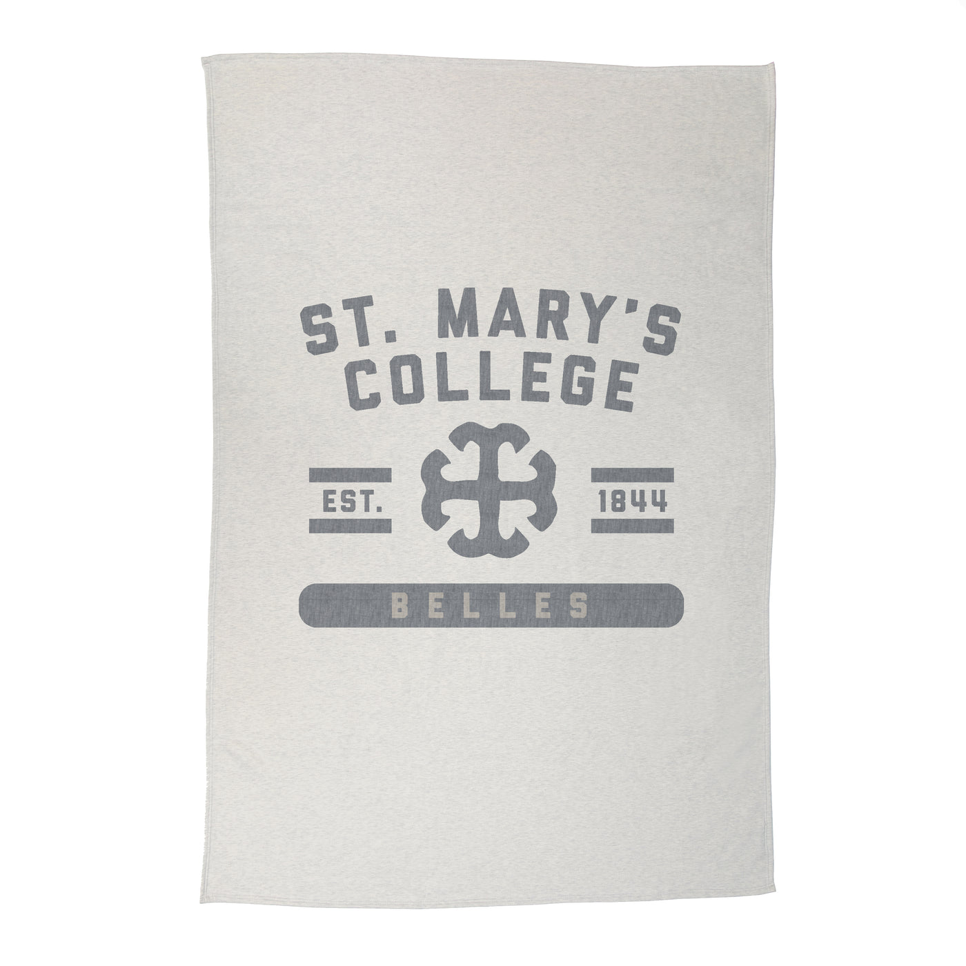 St Mary's College Notre Dame Sublimated Sweatshirt Blanket