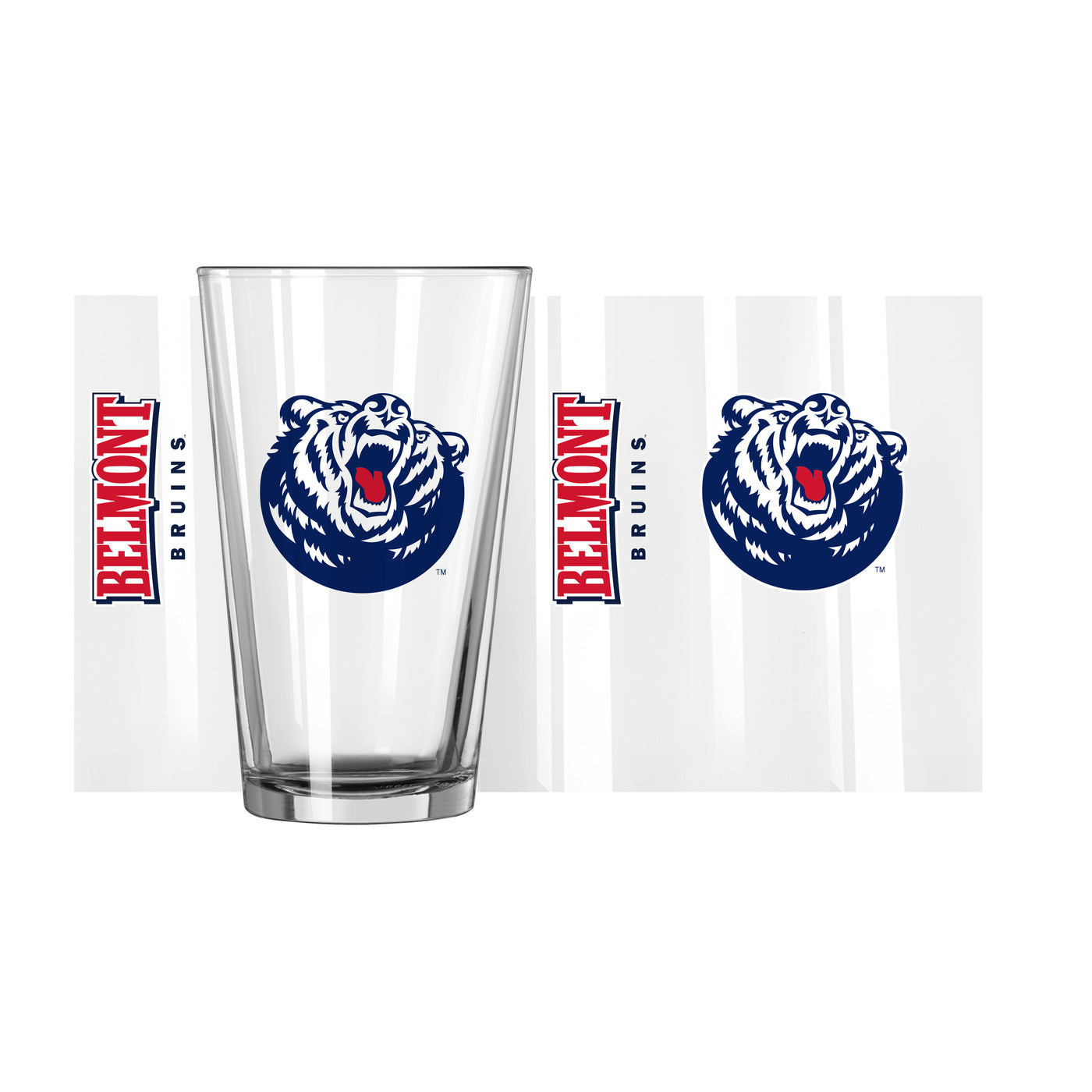 Belmont University 16oz Gameday Pint Glass - Logo Brands