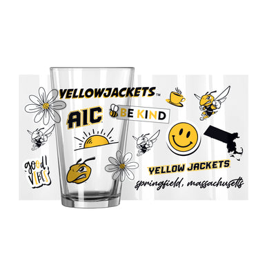American International College 16oz Native Pint Glass
