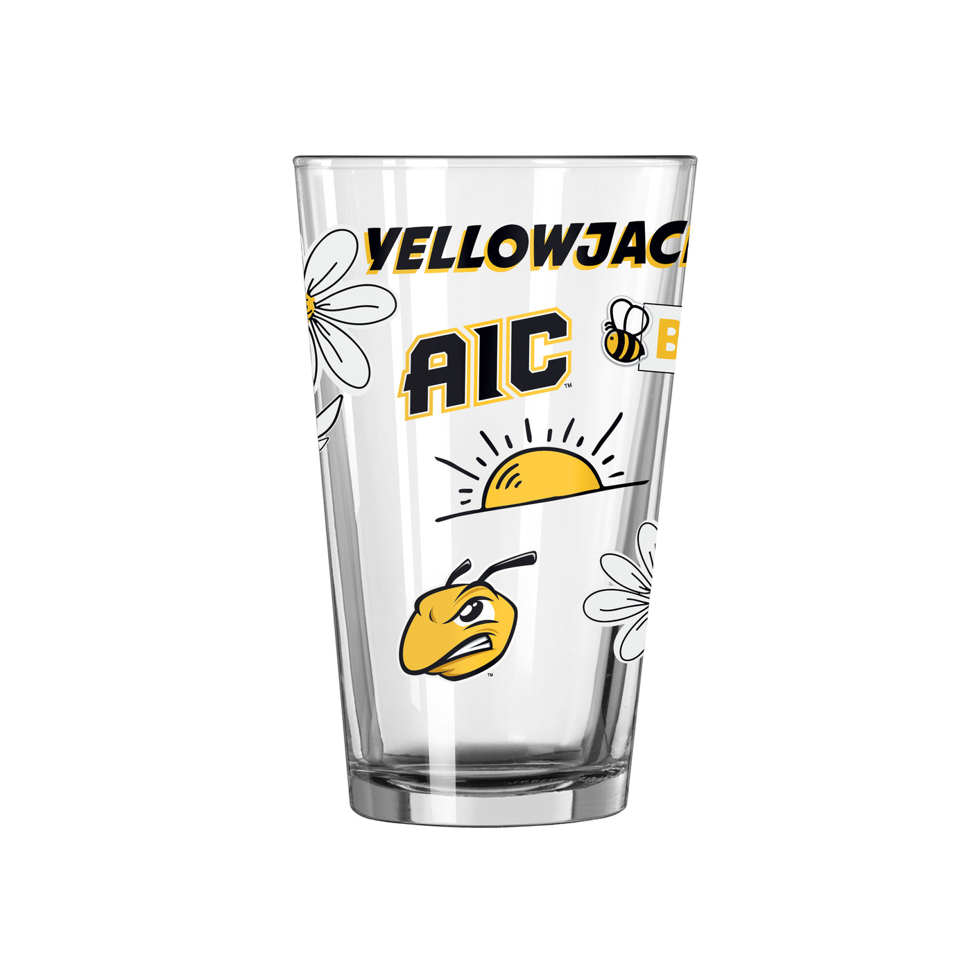 American International College 16oz Native Pint Glass