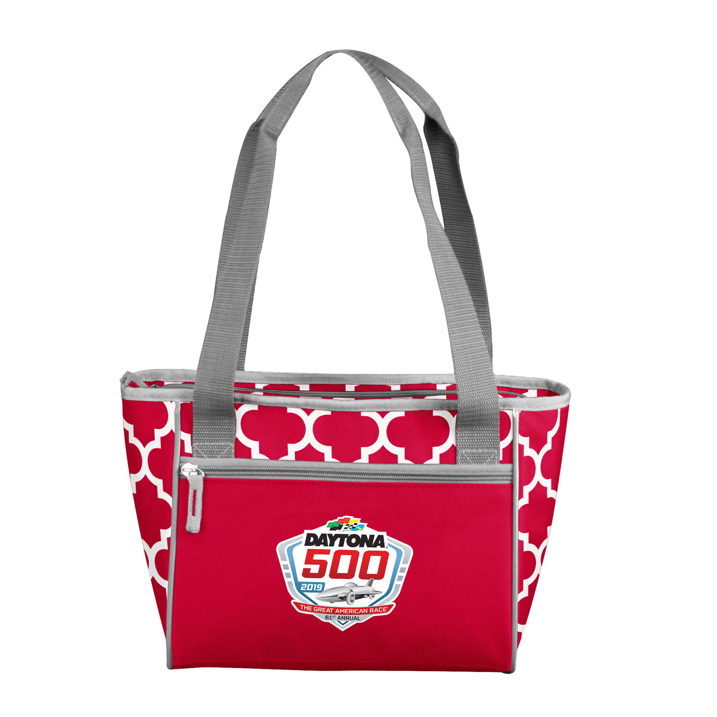 Daytona 500 Red 16 Can Cooler Tote f/ Primary logo